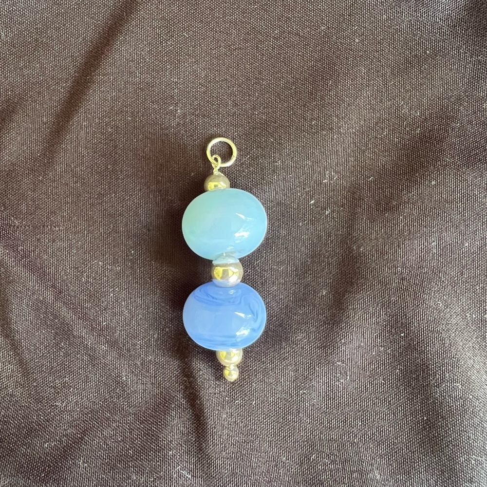 Lampwork Pendant Blue